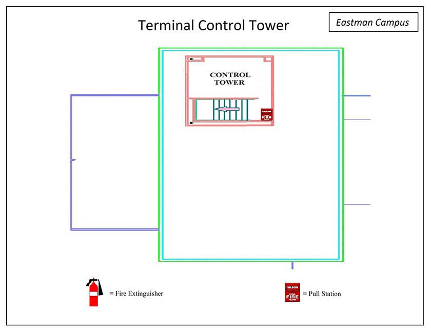 Terminal Tower Safety Diagram